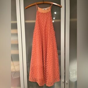 Kimchi Blue Coral Lace Mini Dress